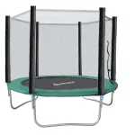 Trambulina si plasa de siguranta Sportmann 183 cm, Verde FitLine Training