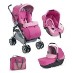Carucior 3 in 1 Plebani D1 Trio-roz FitLine Training