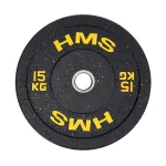 Greutate Bumper Plate 15 kg/51 mm HMS HTBR15-galben FitLine Training