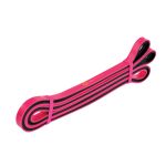 Banda elastica HMS GU06 Roz/Negru FitLine Training