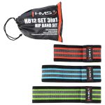 Set benzi elastice HMS HB12 PRO 3 in 1 FitLine Training