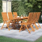 Set mobilier de grădină, 7 piese, lemn masiv de acacia GartenMobel Dekor