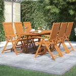 Set mobilier de grădină, 7 piese, lemn masiv de acacia GartenMobel Dekor