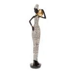 Statueta African Girl 1, Rasina, Negru, 42 cm ComfortTravel Luggage
