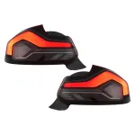 Stopuri Litec LED VW Scirocco III 08-10 rosu / fum Performance AutoTuning