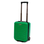 Troler Ella Icon Leaf cu 2 roti, ABS, 40x30x20 cm, Verde ComfortTravel Luggage