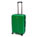 Troler Ella Icon Leaf cu 4 roti duble, ABS, 67x45x27 cm, Verde ComfortTravel Luggage