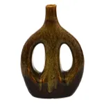 Vaza Abstract, Ceramica, Maro, 25cm ComfortTravel Luggage