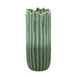 Vaza Algae, Ceramica, Verde, 22cm ComfortTravel Luggage