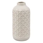 Vaza Bloom, Ceramica, Alb, 23cm ComfortTravel Luggage