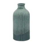 Vaza Loam, Ceramica, Turcoaz, 25cm ComfortTravel Luggage