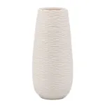 Vaza Sab, Ceramica, Alb, 23cm ComfortTravel Luggage