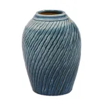 Vaza Shell, Ceramica, Albastru, 18cm ComfortTravel Luggage