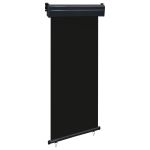 Copertină laterală de balcon, negru, 80 x 250 cm GartenMobel Dekor