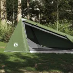 Cort de camping tunel pentru 1 persoană, verde, impermeabil GartenMobel Dekor