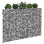 Strat înălțat gabion trapez, 150x20x100 cm, oțel galvanizat GartenMobel Dekor