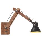 Lampă de perete, stil industrial, negru, rotund, E27 GartenMobel Dekor