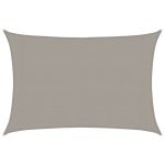 Pânză parasolar gri deschis dreptunghiular 3x4 m HDPE 160 g/m² GartenMobel Dekor