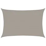 Pânză parasolar gri deschis dreptunghiular 3x4 m HDPE 160 g/m² GartenMobel Dekor