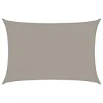 Parasolar, gri deschis, dreptunghiular, 2,5x3,5 m HDPE 160 g/m² GartenMobel Dekor