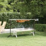 Grill automat cu motor, 150x46,5x82,5 cm, oțel inoxidabil GartenMobel Dekor