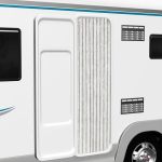 Perdea pentru insecte, gri deschis și alb, 56x185 cm, chenille GartenMobel Dekor