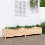 Strat înălțat de grădină, 199,5x40x39 cm, lemn masiv de pin GartenMobel Dekor