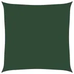 Pânză parasolar, verde închis, 4 x 4 m, HDPE, 160 g / m² GartenMobel Dekor