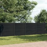 Panou pentru gard, gri, 1737x186 cm, WPC GartenMobel Dekor