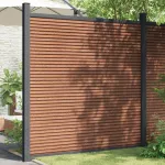 Panouri de gard, maro, 180x186 cm, WPC GartenMobel Dekor