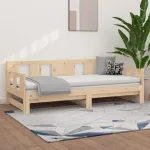 Pat extensibil de zi, 2x(90x190) cm, lemn masiv de pin GartenMobel Dekor