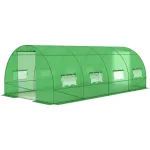 Solar Gradina 18 mp tip Sera pentru Legume, Dimensiuni 6x3x2 m, Folie Verde 140g/mp, Filtru UV4