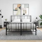 Noptiere, 2 buc., gri sonoma, 40x30x50 cm, lemn compozit GartenMobel Dekor