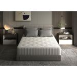 Saltea cu memorie Somnart Silver Relax 200x200, înălțime 24 cm, husă cu ioni de argint, cu mânere, fermitate medie Relax KipRoom