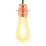 Suporturi de lampă 2 buc Rose Gold E27 GartenMobel Dekor