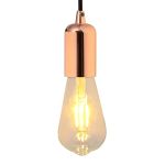 Suporturi de lampă 2 buc Rose Gold E27 GartenMobel Dekor
