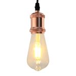 Suporturi de lampă 2 buc Rose Gold E27 GartenMobel Dekor