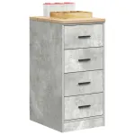 Dulap depozitare garaj Beton Gri 40x51x85 cm lemn masiv de pin GartenMobel Dekor