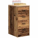 Dulap depozitare garaj lemn vechi 40x51x85 cm lemn masiv de pin GartenMobel Dekor