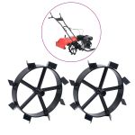 Roți metalice pentru motocultor pe benzină de 6,5 CP, 2 buc. GartenMobel Dekor