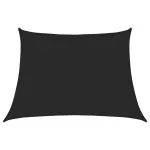 Pânză parasolar, negru, 4/5x3 m, HDPE, 160 g/m² GartenMobel Dekor