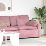 Modul modular de capăt pentru cotieră canapea cu perne 100 cm GartenMobel Dekor