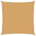 Pânză parasolar, nisipiu, 2,5x2,5 m, pătrat, 160 g/m², HDPE GartenMobel Dekor