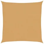 Pânză parasolar, nisipiu, 2,5x2,5 m, pătrat, 160 g/m², HDPE GartenMobel Dekor