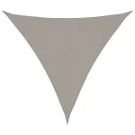 Pânză parasolar gri triunghiular 3,6x3,6x3,6 m HDPE 160 g/m² GartenMobel Dekor