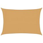 Pânză parasolar, nisipiu dreptunghiular 3x5 m HDPE 160 g/m² GartenMobel Dekor