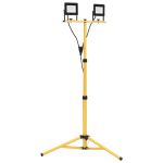 Proiector cu LED și trepied, 2x30 W, alb rece GartenMobel Dekor