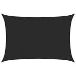 Pânză parasolar, negru, 5x6 m, HDPE, 160 g/m² GartenMobel Dekor
