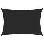 Pânză parasolar, negru, 5x6 m, HDPE, 160 g/m² GartenMobel Dekor