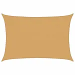Pânză parasolar, nisipiu dreptunghiular 3x4 m HDPE 160 g/m² GartenMobel Dekor